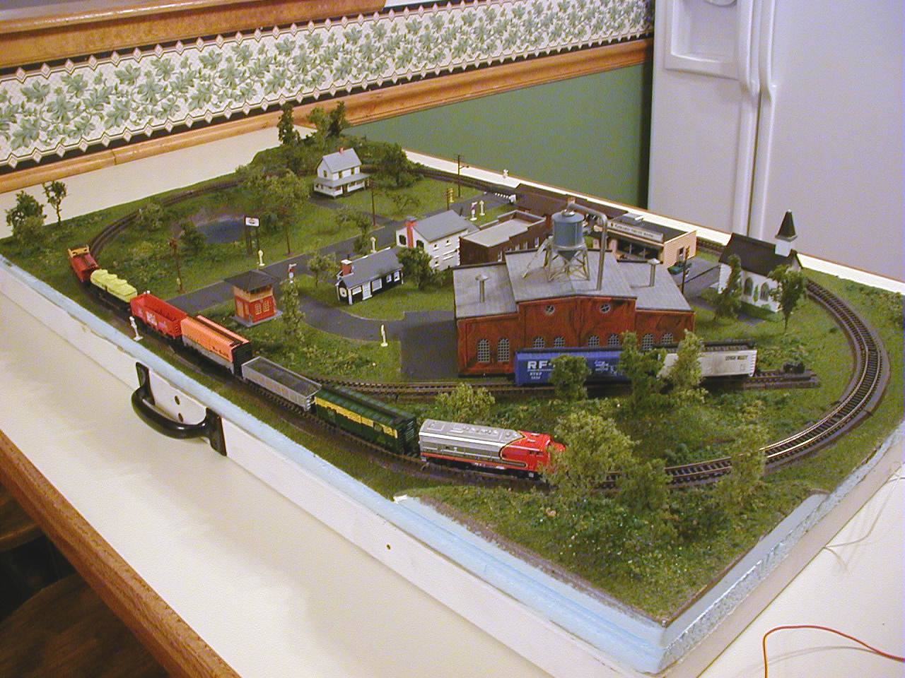 Scale Model Train Track Plans HO Train Section Layouts